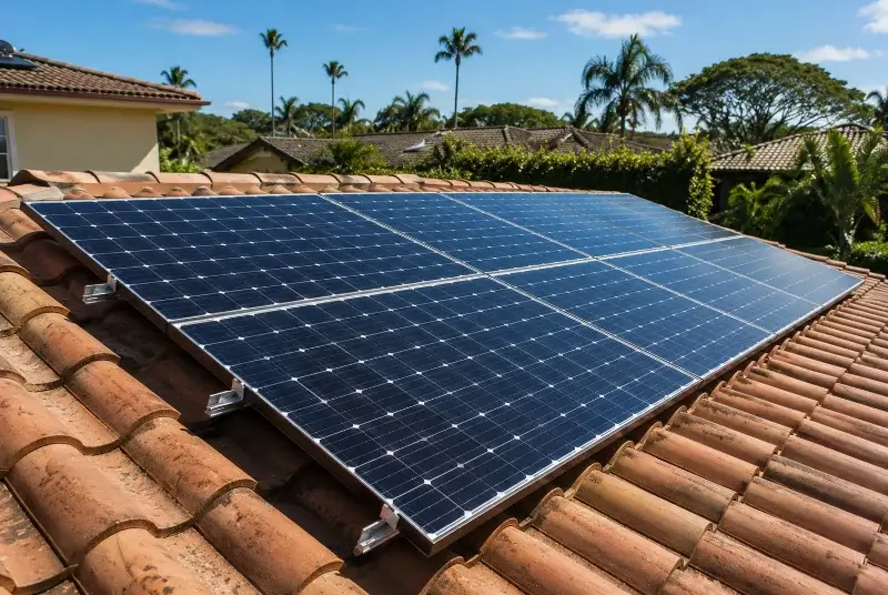 Installation de panneaux solaires à Caro